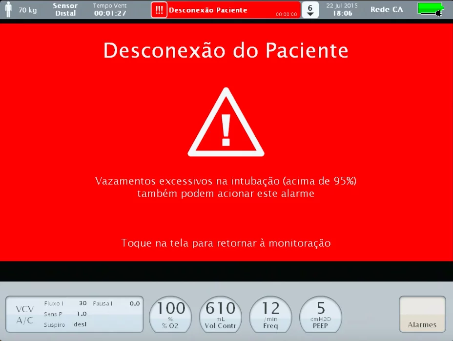 Alarme Ventilador iX5